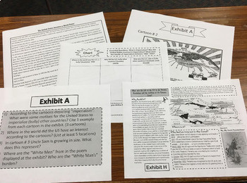U.S. History | U.S. Imperialism 1860-1920 | A Gallery Walk Student Activity 
