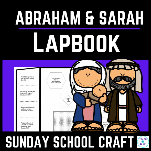 Abraham and Sarah Lapbook Craft for Sunday School