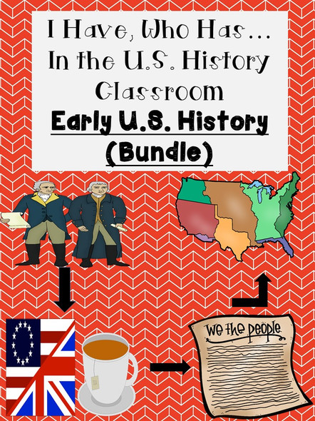 I Have, Who Has/Looping Cards-(Bundle-Early U.S. History)