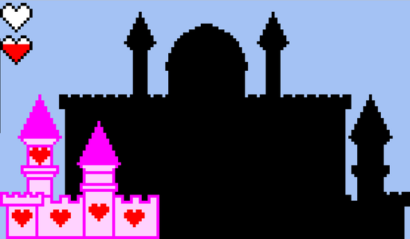 Valentine's Castle Escape Room - Pixel Art Mystery Picture Template EDITABLE