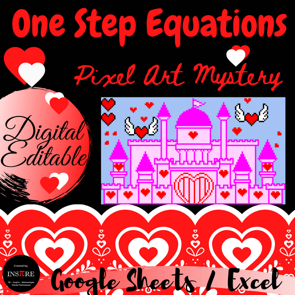 Solving One Step Equations Digital Activity Valentine's Day Math Escape Room