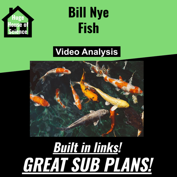 Bill Nye - Fish Google Form (Great sub plans or distance learning!)