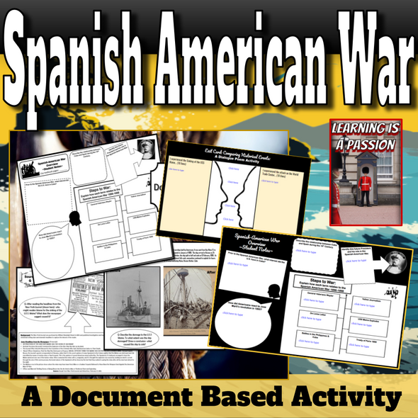 Imperialism | Spanish American War | Document Based Student Activity