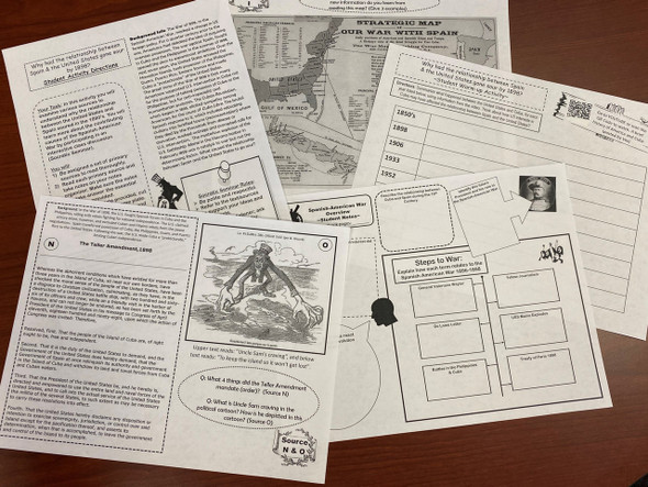 Imperialism | Spanish American War | Document Based Student Activity