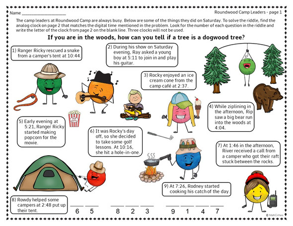 FREEBIE - Telling Time Worksheet