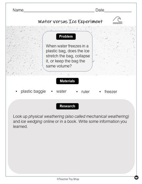 Rocks and Weathering Activity | for Google Slides™ + print PDF