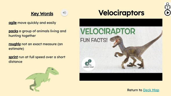 Velociraptor Informational Text Reading Passage and Activities