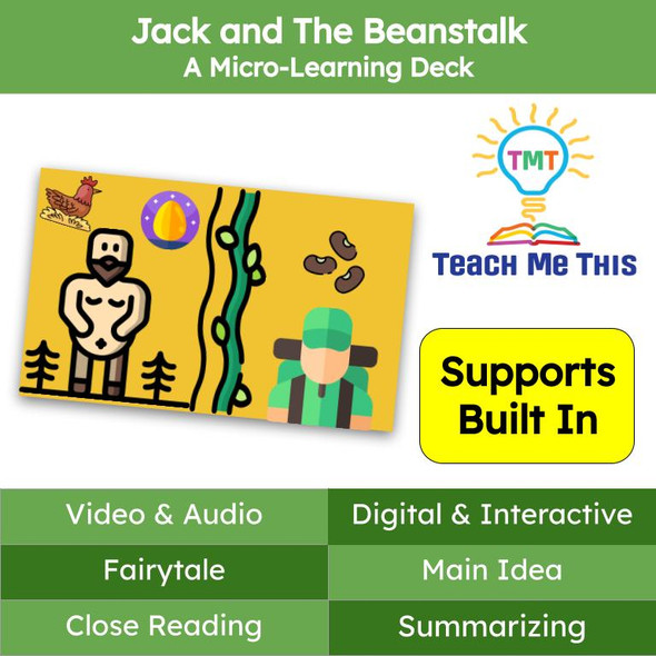 Jack and the Beanstalk Reading Passage and Activities