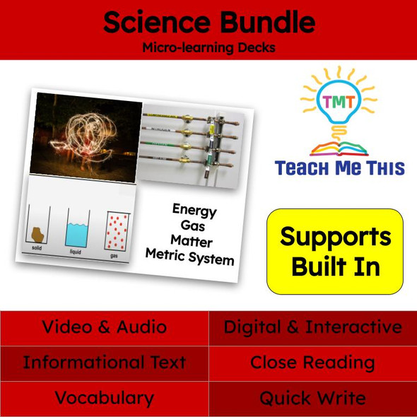 Science Informational Text Reading Passage and Activities BUNDLE