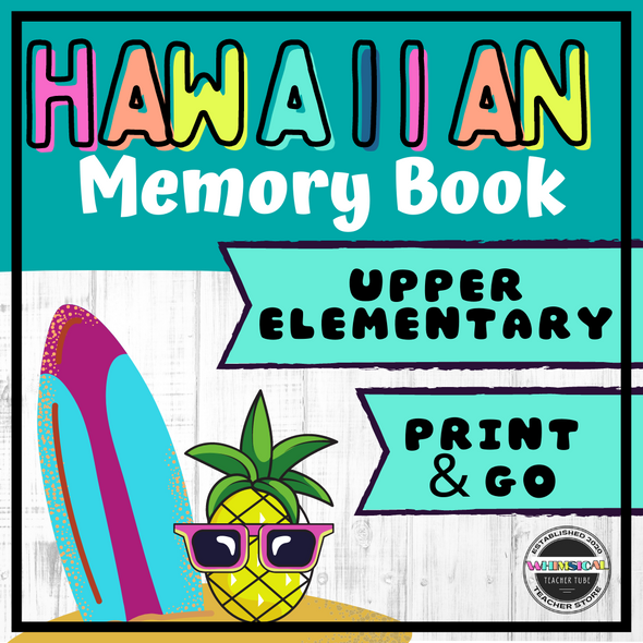 Hawaiian Themed Memory Book