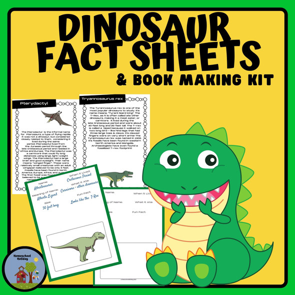 Dinosaur Fact Worksheets