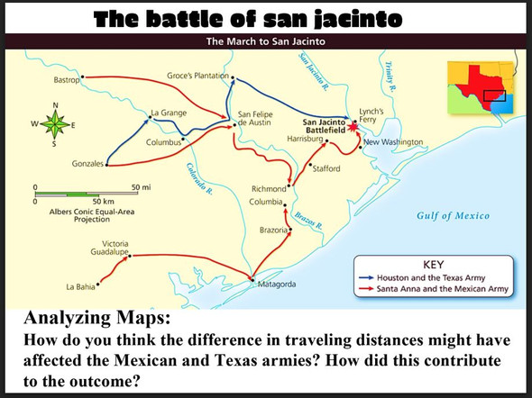Goliad Massacre; Runaway Scrape; Battle of San Jacinto; Treaty of Velasco