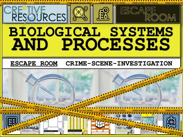 Biological Systems and Processes  - Science Escape Room 