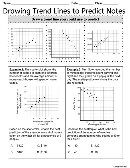 8th Grade Data and Graphs