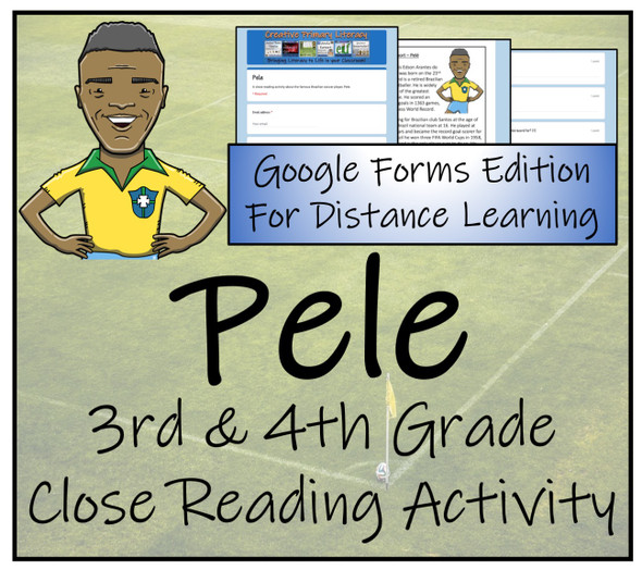 Pele Close Reading Activity Digital & Print | 3rd Grade & 4th Grade