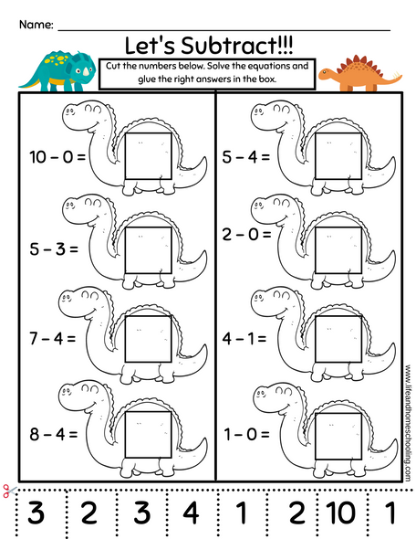 1st Grade Addition & Subtraction Worksheet