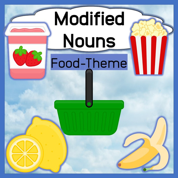 Modified Nouns - Food Shopping Activity