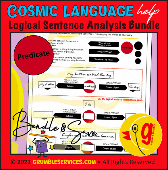 Logical Sentence Analysis: Simple, Compound & Complex - Montessori Grammar - SEMiPRO Montessori-inspired printable Language help (9 pages + key)