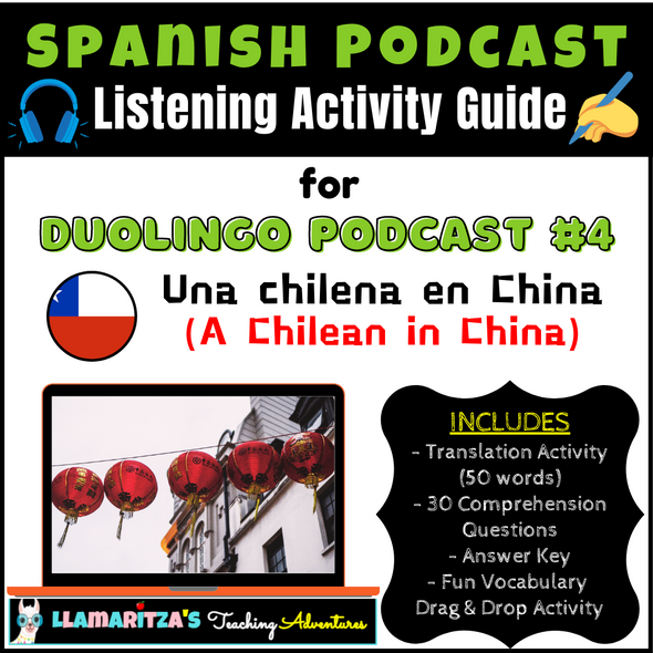 Listening Activity Guide | Duolingo Spanish Podcast #4: Una chilena en Chile