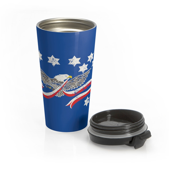 "Whiskey Rebellion" 15 oz. Stainless Travel Mug