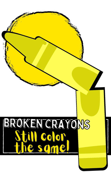 POSTER: Colorful Classroom Tools, Crayon (Yellow)