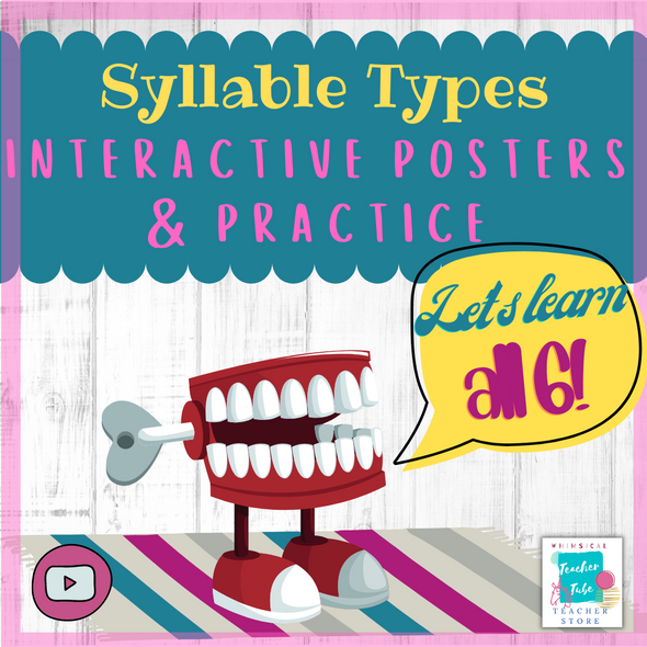 Syllable Type Interactive Posters and Practice