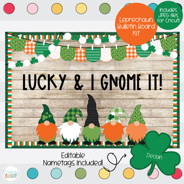 Leprechauns Welcome - St. Patrick's Day - March Bulletin Board Kit