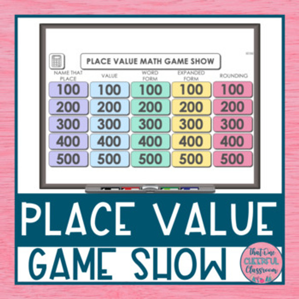 Place Value Math Game Show