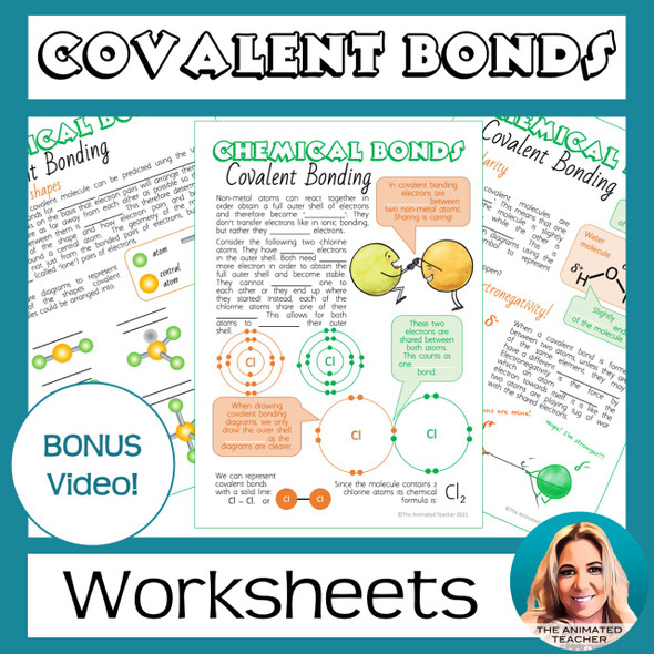 Covalent Bonding Chemistry Worksheets