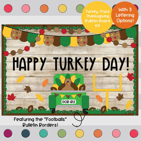 BUNDLE Thanksgiving Themed Bulletin Board Kits