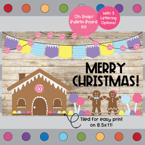 BUNDLE Christmas Themed Bulletin Board Kits