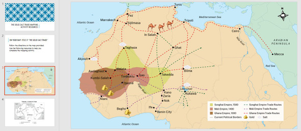 Gold-Salt Trade Mapping Activity