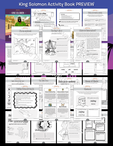 King Solomon Activity Book