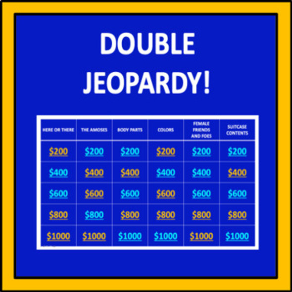 Bud, Not Buddy - Jeopardy