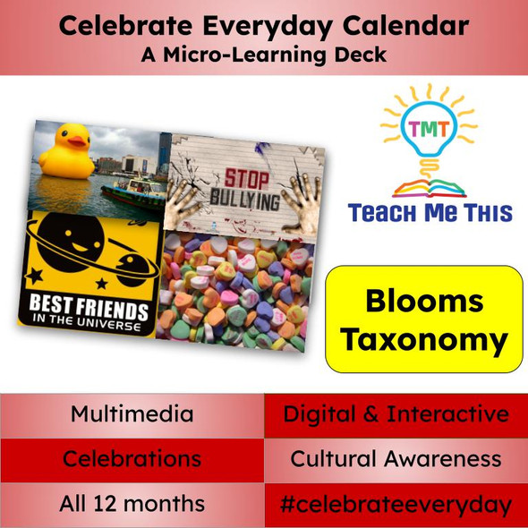 FULL YEAR BUNDLE Celebrate Everyday Calendar