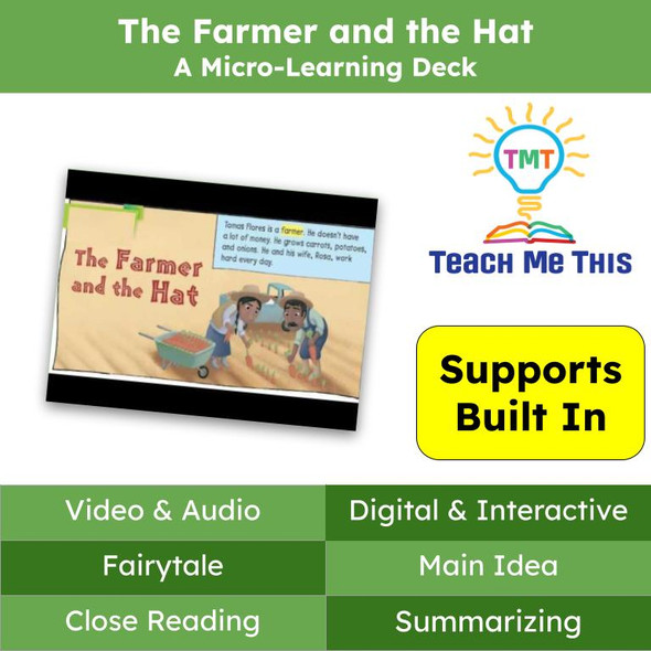 The Farmer and the Hat Reading Passage and Activities