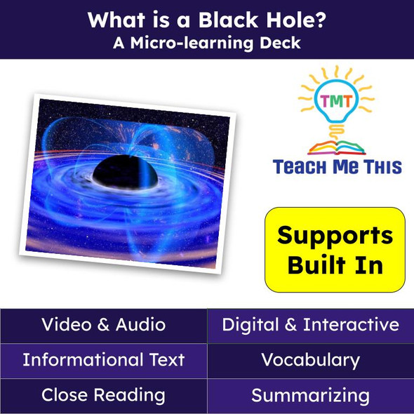 What is a Black Hole? Informational Text Reading Passage and Activities