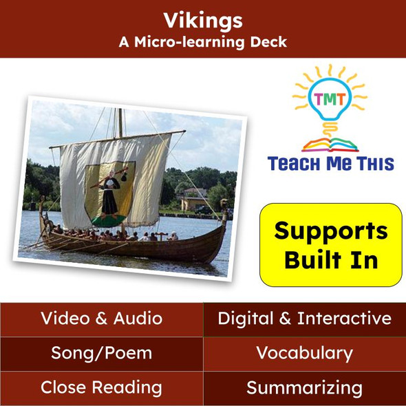 Vikings Informational Text Reading Passage and Activities