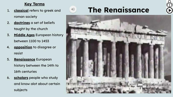 The Renaissance Informational Text Reading Passage and Activities