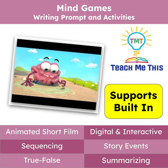 Writing Prompt and Activities: Mind Games Animated Short Film