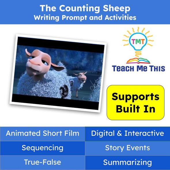 Writing Prompt and Activities: The Counting Sheep Animated Short Film