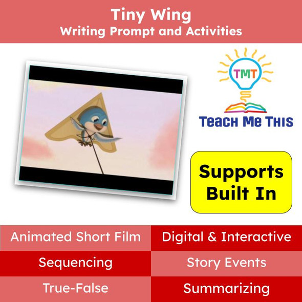 Writing Prompt and Activities: Tiny Wing Animated Short Film
