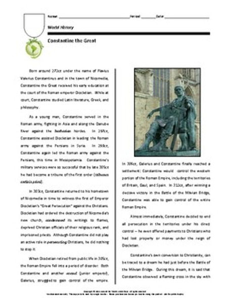 Biography: Constantine the Great
