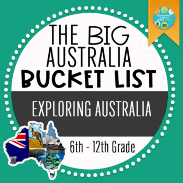 The Big Australia Bucket List (PowerPoint + Travel Activity) Cultural Study