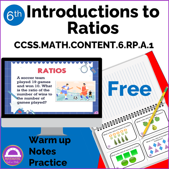 FREEBIE Math Introduction to Ratios