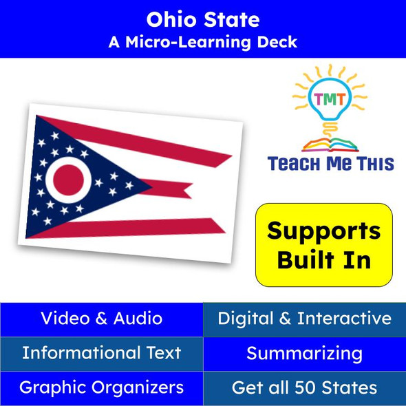 Ohio (50 States and Capitals) Informational Text and Activities