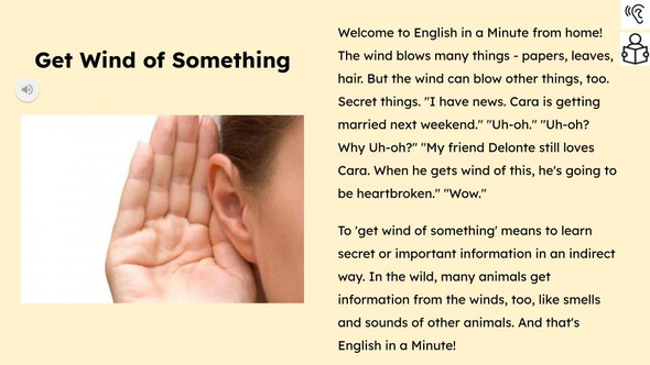 Get Wind of Something Figurative Language Reading Passage and Activities