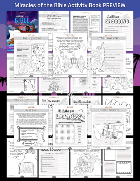 Miracles of the Bible Activity Book Miracles of the Bible Activity Book