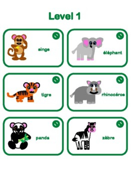 French Zoo Animal Taboo Game