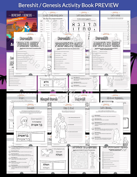 Bereshit | Genesis: Torah Portion Activity Book Bereshit | Genesis: Torah Portion Activity Book